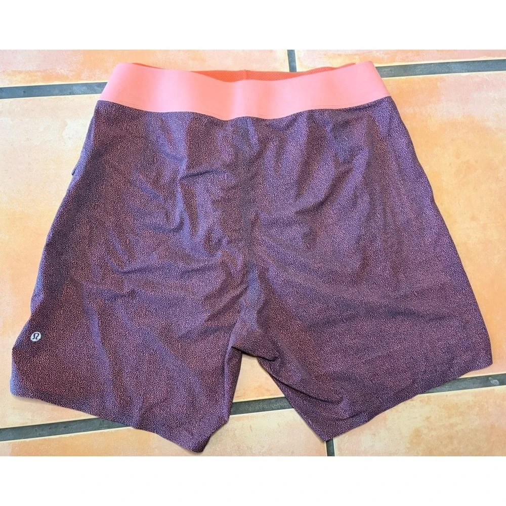 Lululemon Current State Hybrid Board Shorts Men Size 30 Red 8